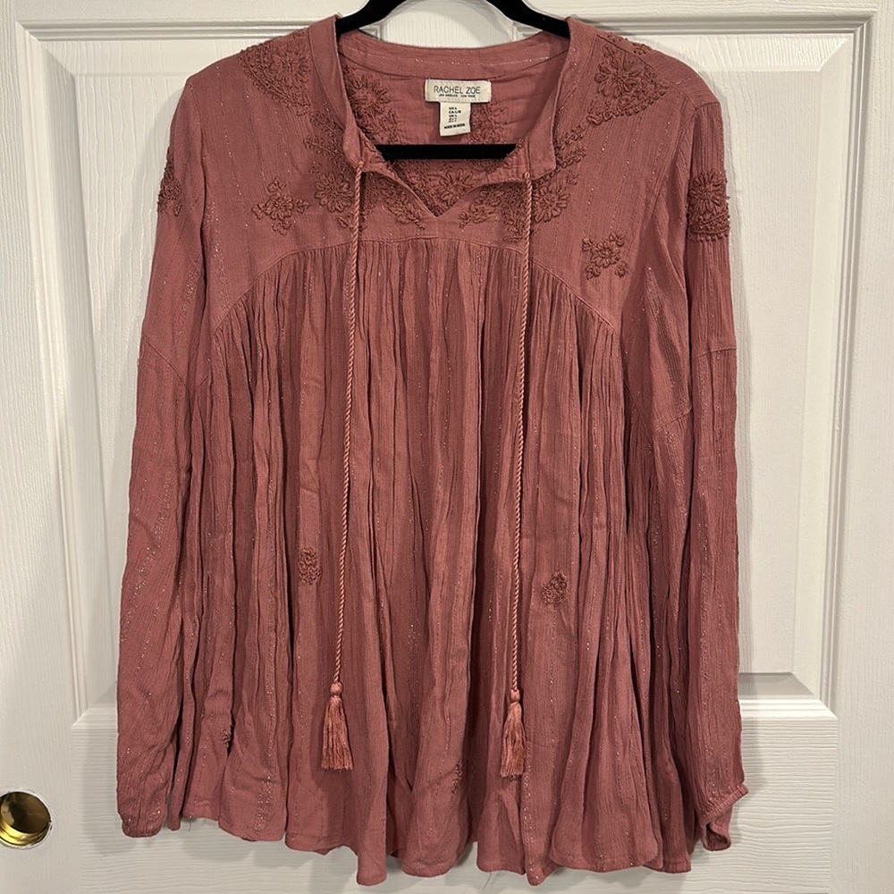 Rachel Zoe bohemian blouse size large